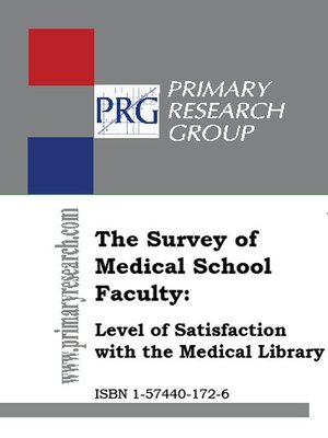 cover image of The Survey of Medical School Faculty